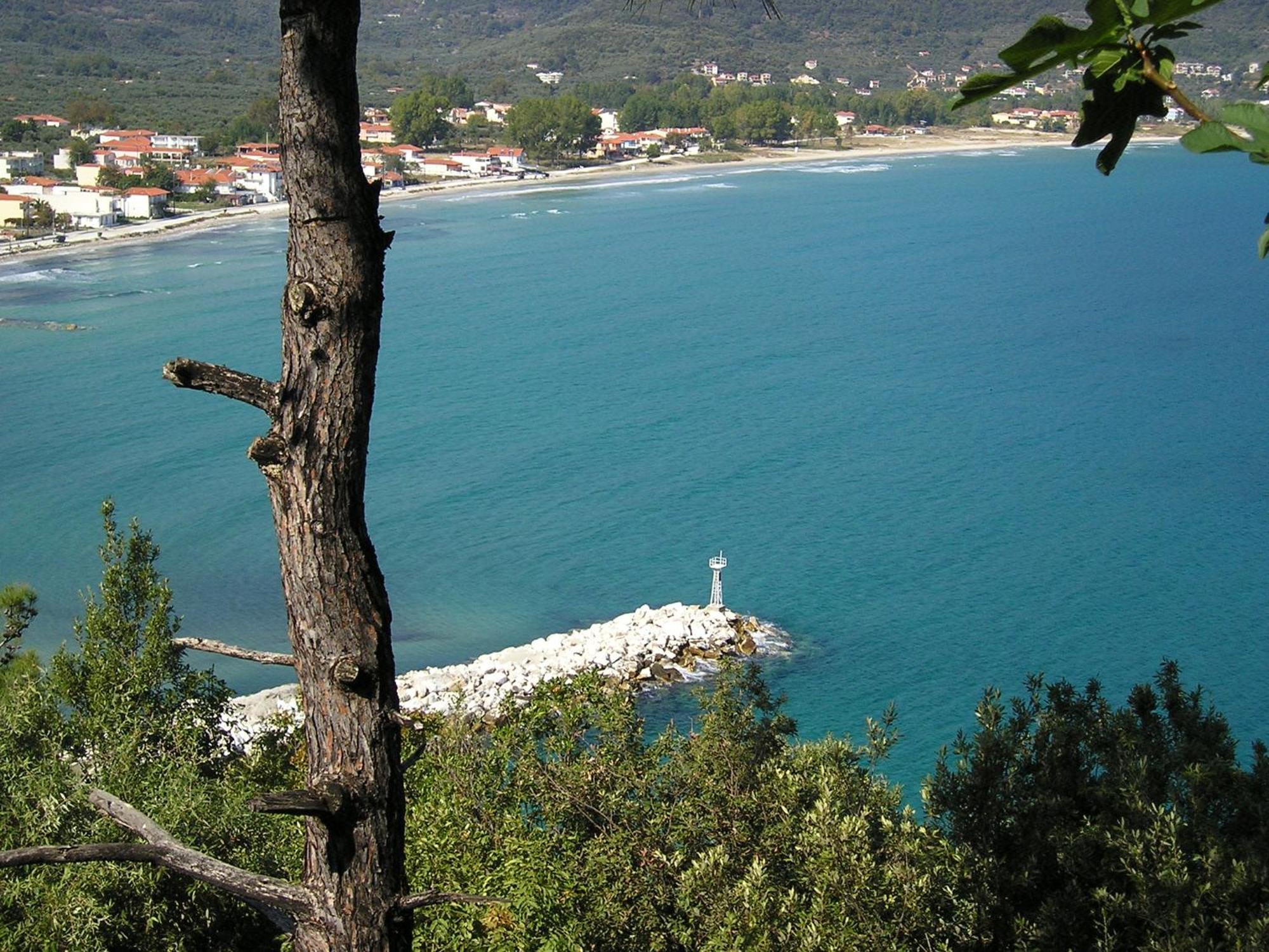 Golden Beach Inn Chrysi Ammoudia Dış mekan fotoğraf